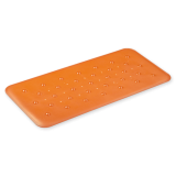 alfombra bañera DOTS naranja | plastisan
