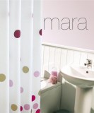 cortina para bañera MARA rosa | plastisan